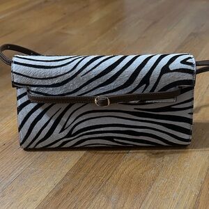 Verified New York Zebra Shoulder Bag Limited Edition